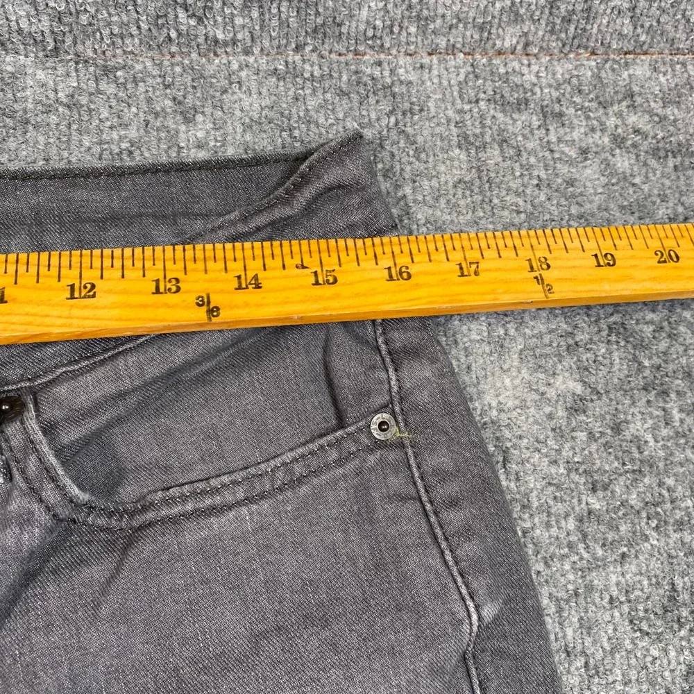 Levis 514 Mens Charcoal Gray Straight Fit Denim Jeans W33 L30 WaterLess Wash
